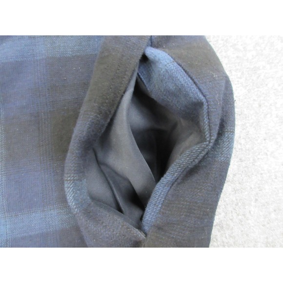 Levis Shirt Jacket‎ Mens 3XL Blue Black Plaid Quilted Lined Flannel Button Front - Picture 7 of 16